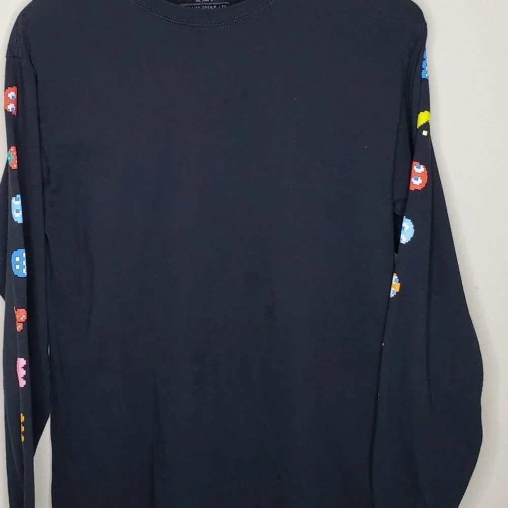 Pac-Man graphic t-shirt black size Medium - Picture 12 of 12